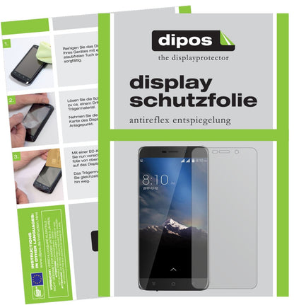 2x Schutzfolie matt für Blackview A10 Display-Schu (1)