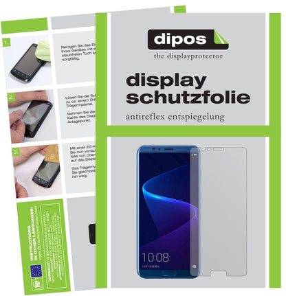 2x Schutzfolie matt für Huawei Honor V10 Display-S (1)