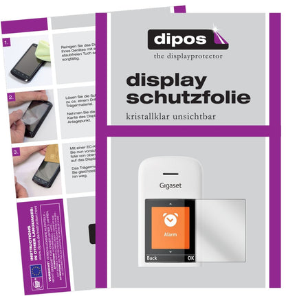 6x Schutzfolie klar für Gigaset E370 / E370A Displ (1)