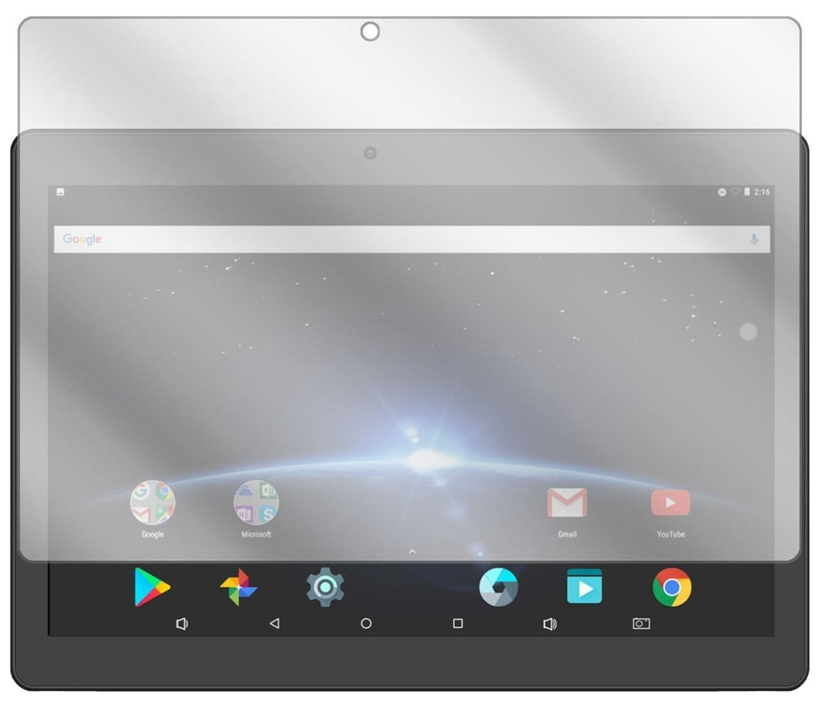 2x Schutzfolie klar für iRULU Expro 3 Plus Display (2)