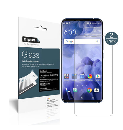 2x 9H Schutzfolie matt für HTC U11 Plus Panzerfoli (1)