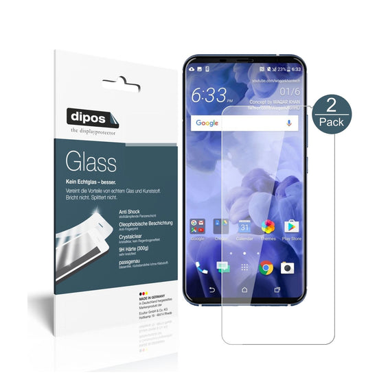 2x 9H Schutzfolie für HTC U11 Plus Panzerfolie (1)