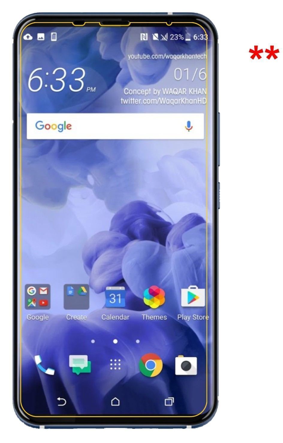 2x 9H Schutzfolie für HTC U11 Plus Panzerfolie (9)