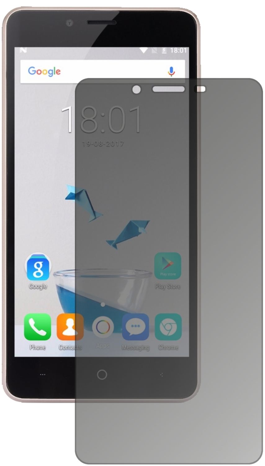 Blickschutzfolie für Leagoo Kiicaa Power matt Schu (2)
