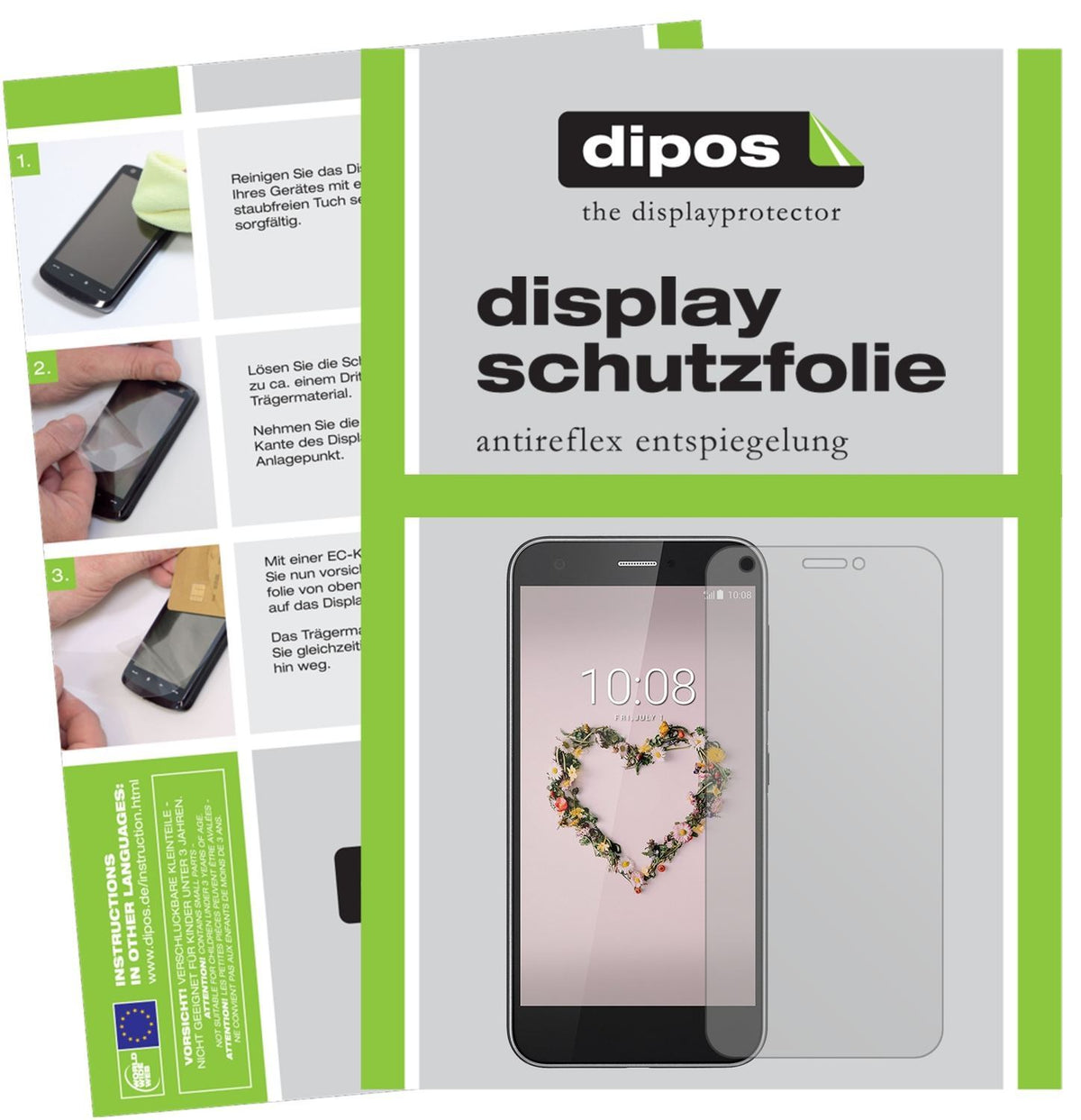6x Schutzfolie matt für ZTE Blade A512 Display-Sch (1)