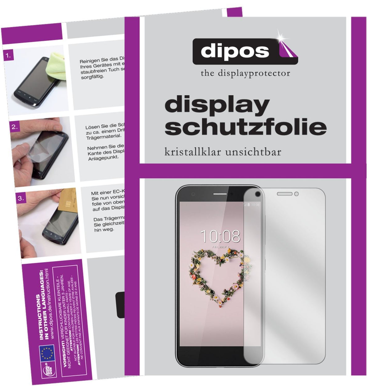 2x Schutzfolie klar für ZTE Blade A512 Display-Sch (1)