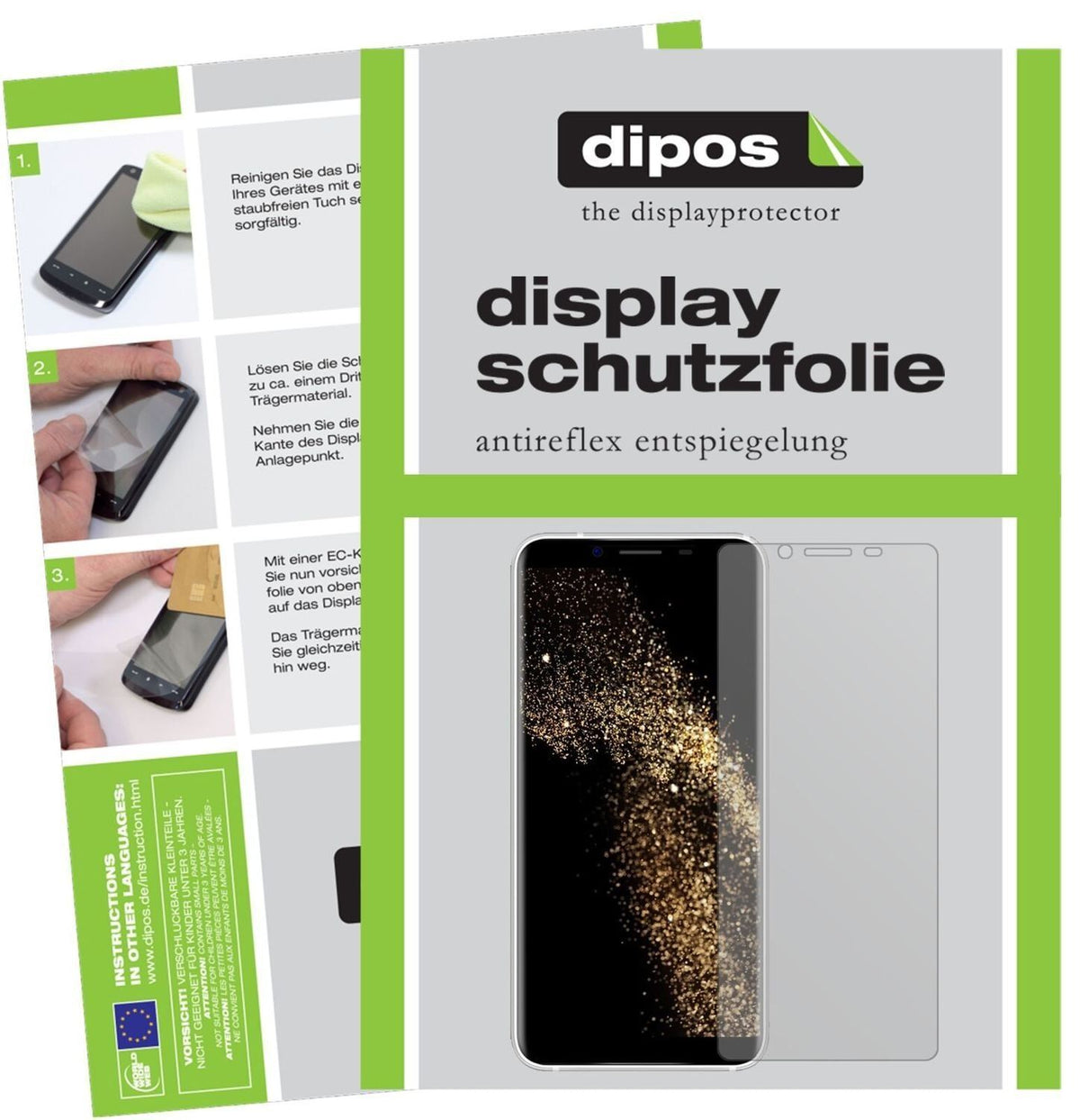 1x Schutzfolie matt für HOMTOM S8 Display-Schutzfo (2)