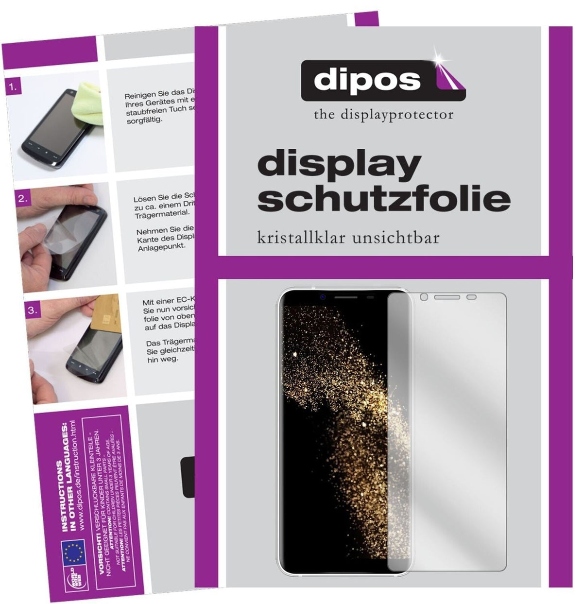 1x Schutzfolie klar für HOMTOM S8 Display-Schutzfo (2)