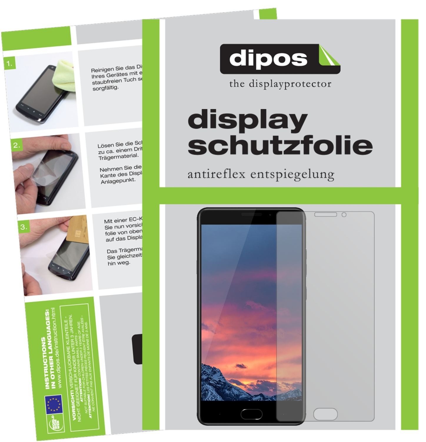 2x Schutzfolie matt für Vernee Thor Plus Display-S (1)