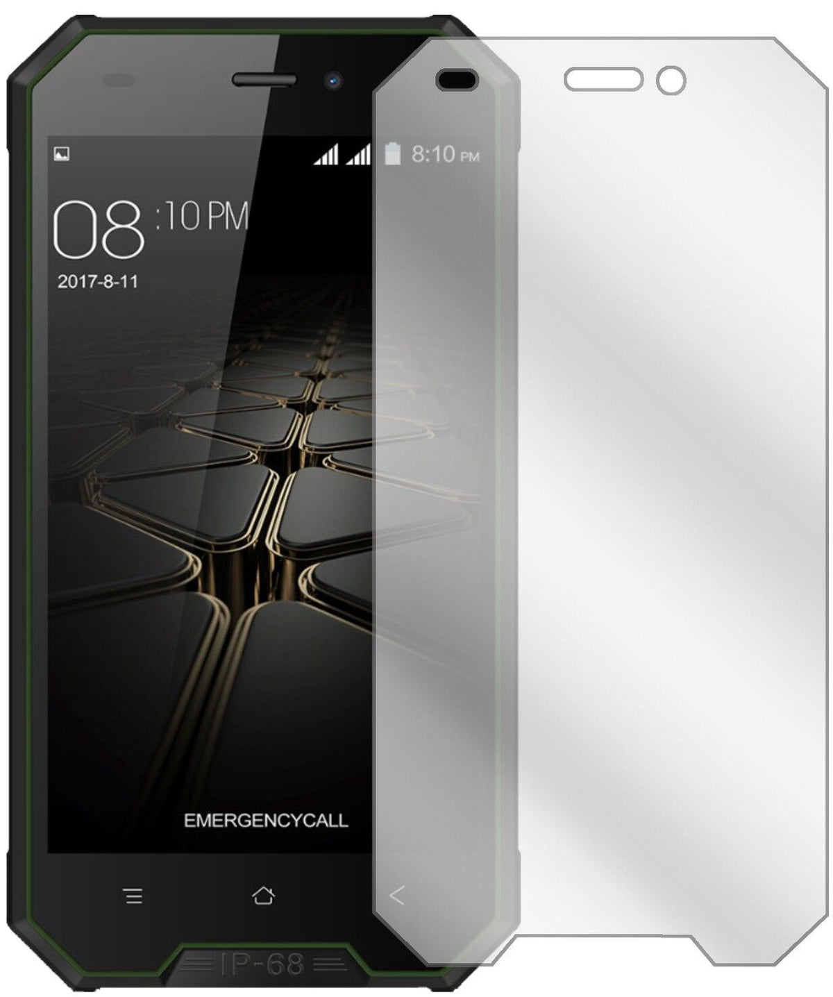 1x Schutzfolie klar für Blackview BV4000 Display-S (1)