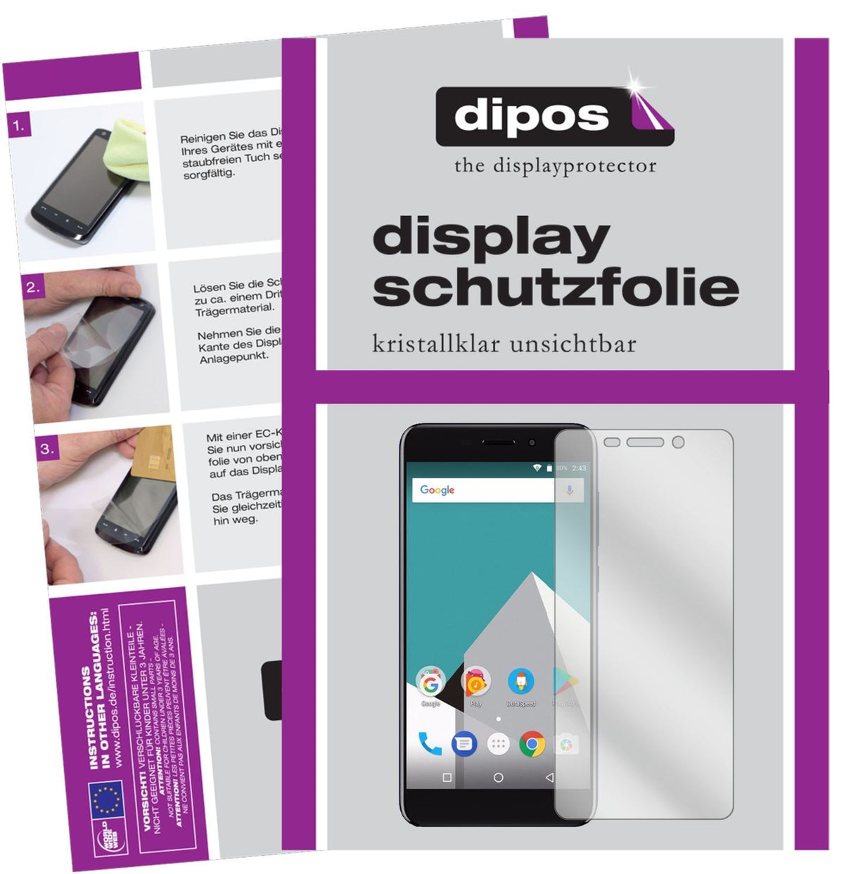 6x Schutzfolie klar für Vernee M5 Display-Schutzfo (1)