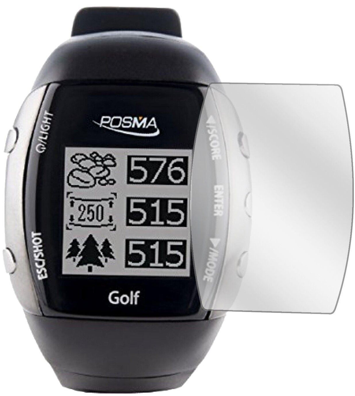5x Schutzfolie klar für Golfbuddy CT2 Display-Schu (1)