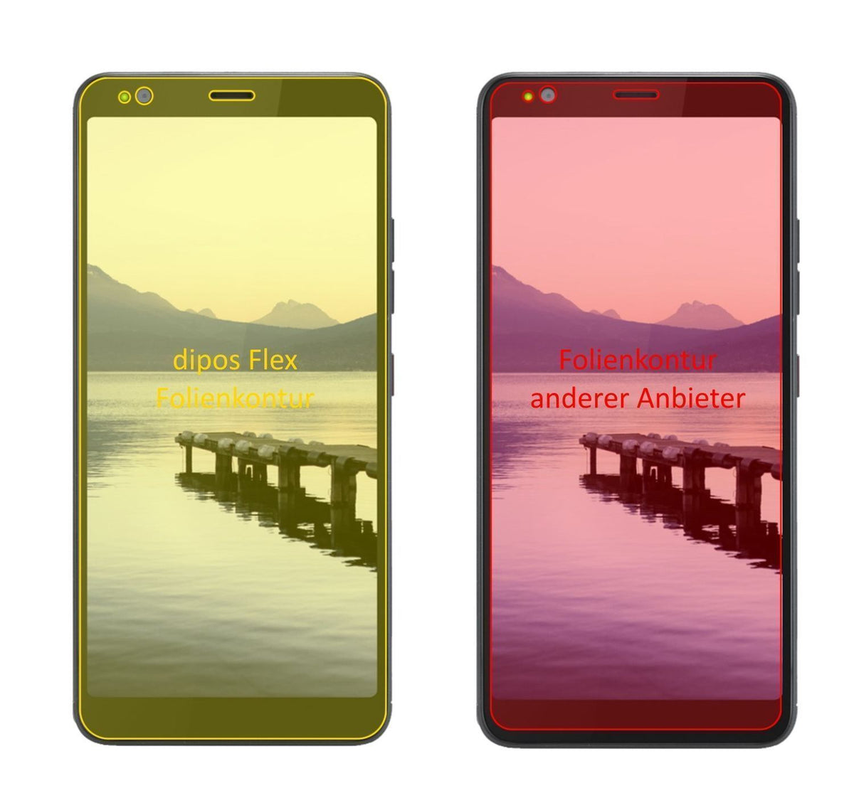 3x 3D Full Cover Schutzfolie für Gigaset GS370 plu (2)