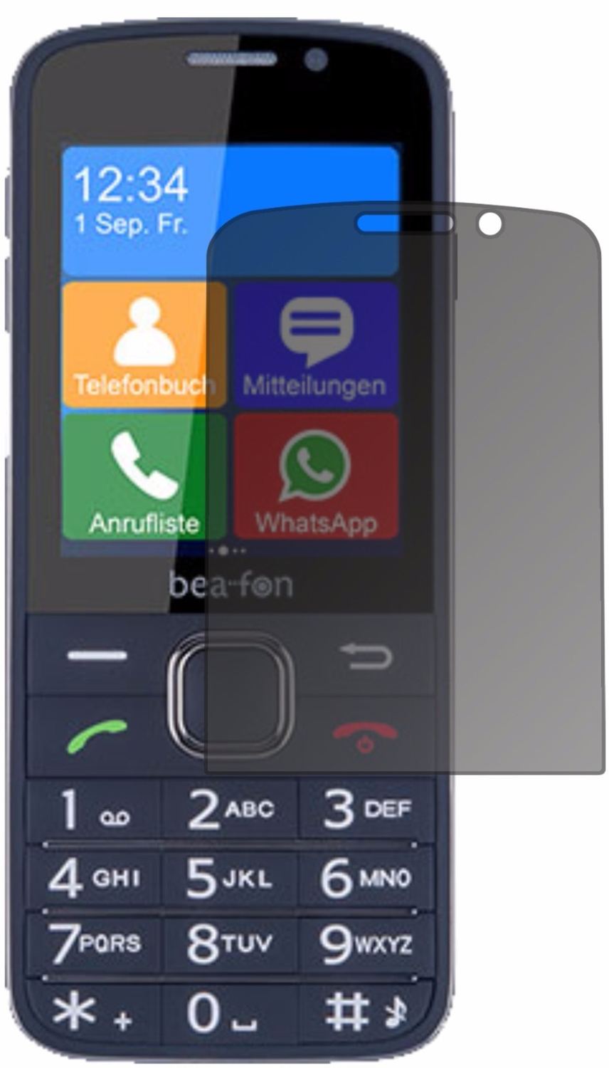 Blickschutzfolie für bea-fon SL820 matt Schutzfoli (2)