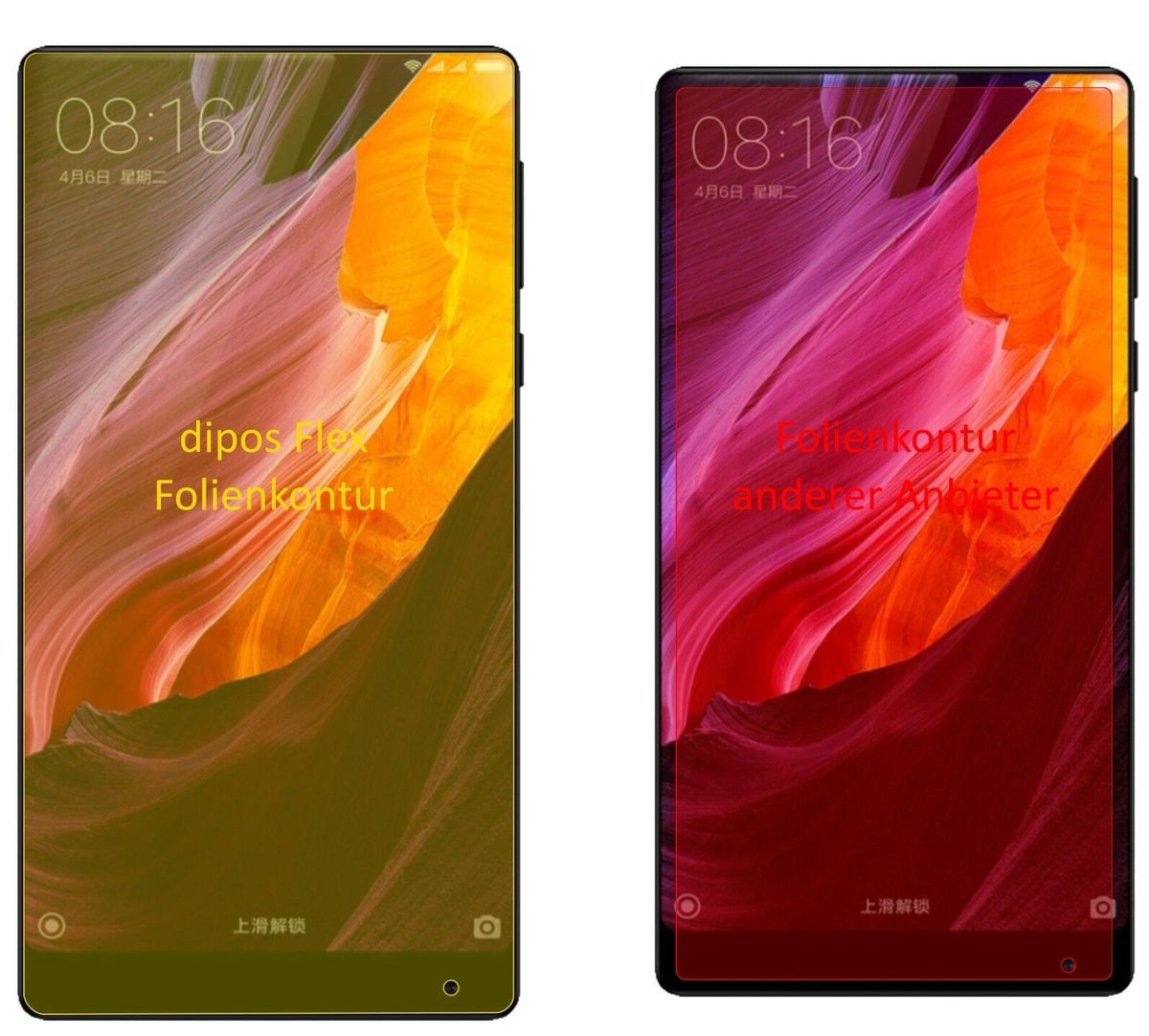 3x 3D Full Cover Schutzfolie für Xiaomi Mi MIX 2 (3)