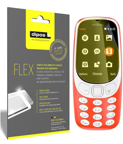 3x 3D Full Cover Schutzfolie für Nokia 3310 (2)