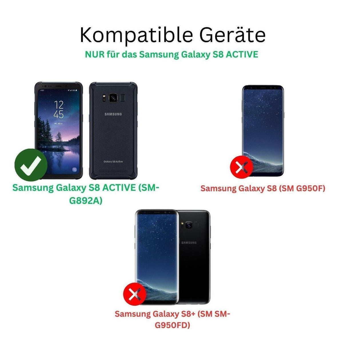2x 9H Schutzfolie für Samsung Galaxy S8 ACTIVE Pan (2)
