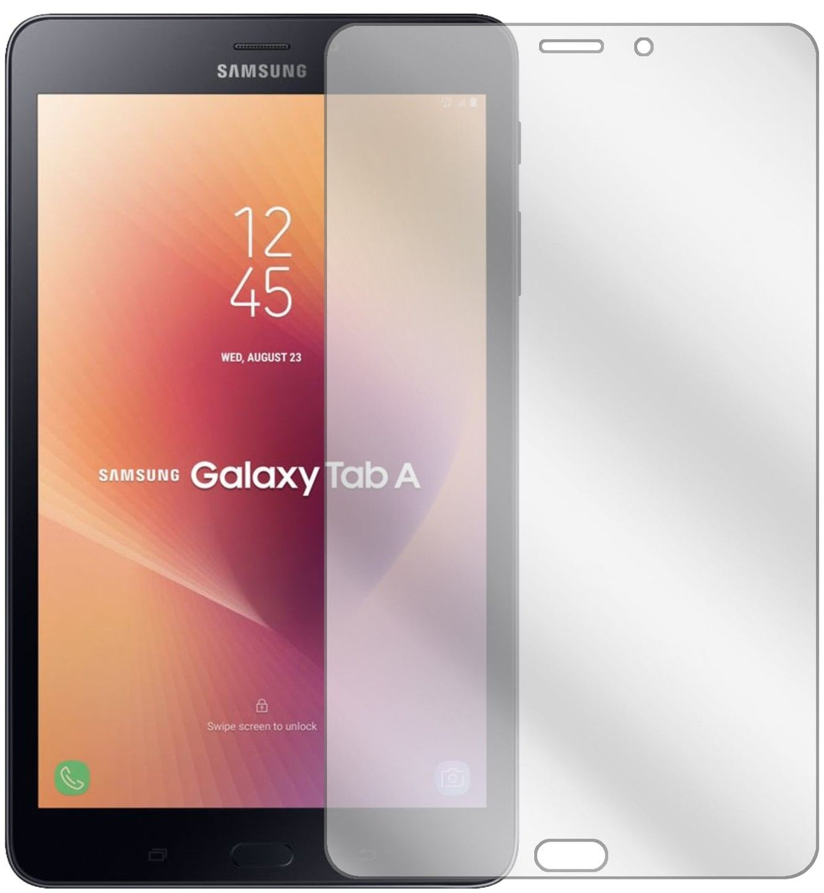 2x Schutzfolie klar für Samsung Galaxy Tab A (2017 (2)