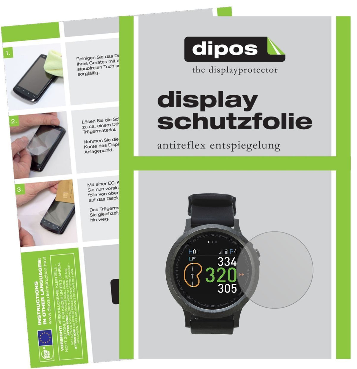 6x Schutzfolie matt für Golfbuddy WTX Display-Schu (1)