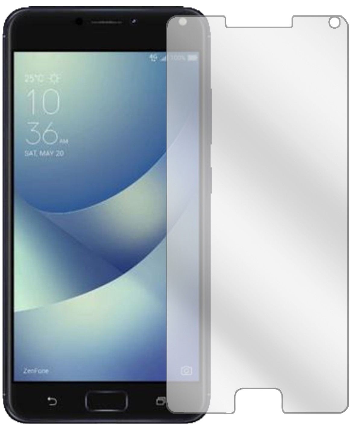 6x Schutzfolie klar für Asus Zenfone 4 ZE554KL Dis (2)