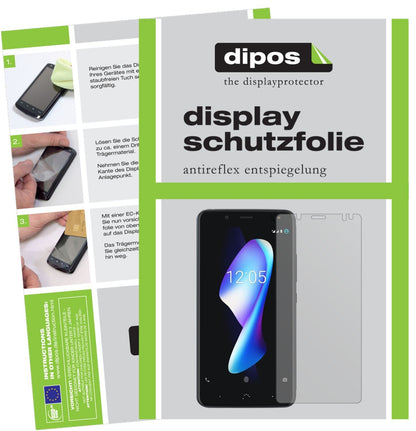 6x Schutzfolie matt für BQ Aquaris V Display-Schut (1)