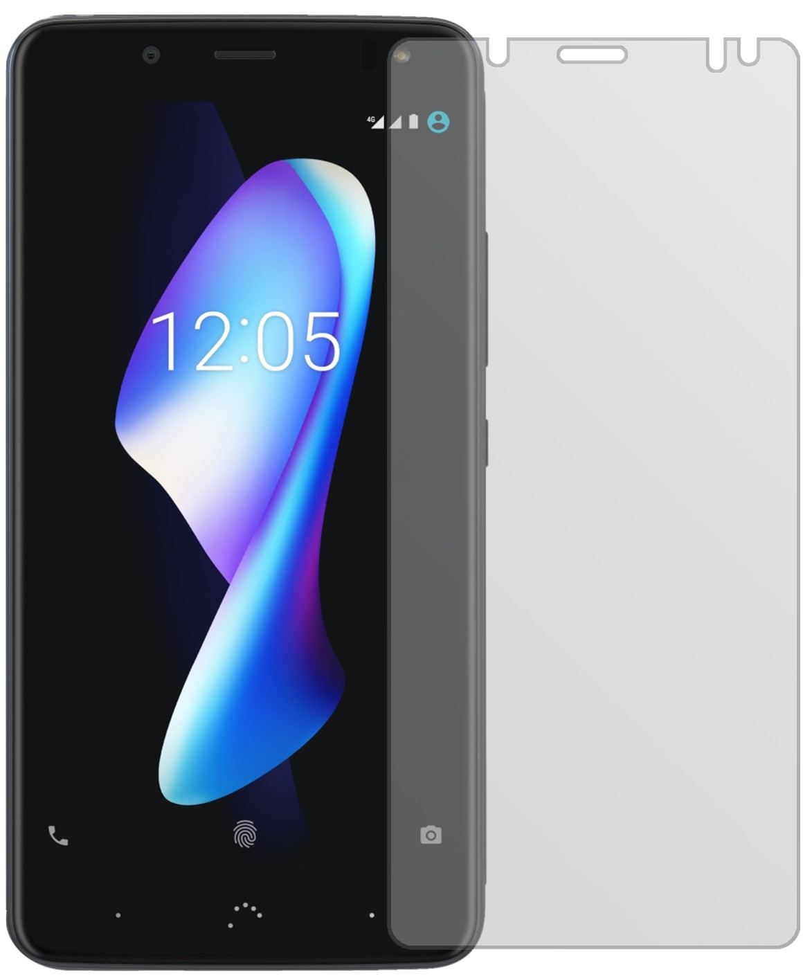 6x Schutzfolie matt für BQ Aquaris V Display-Schut (2)