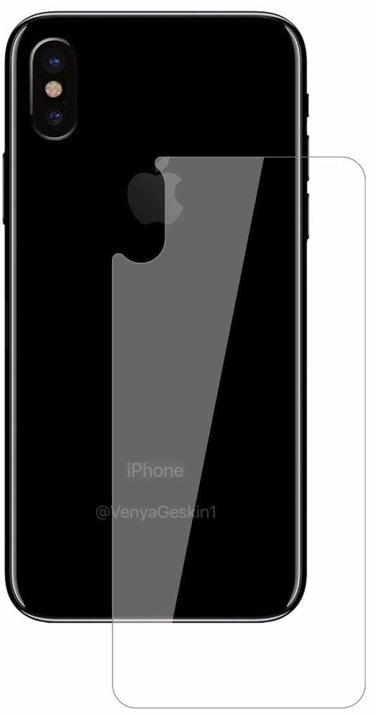 1x 9H Schutzfolie für Apple iPhone X Rückseite Pan (1)