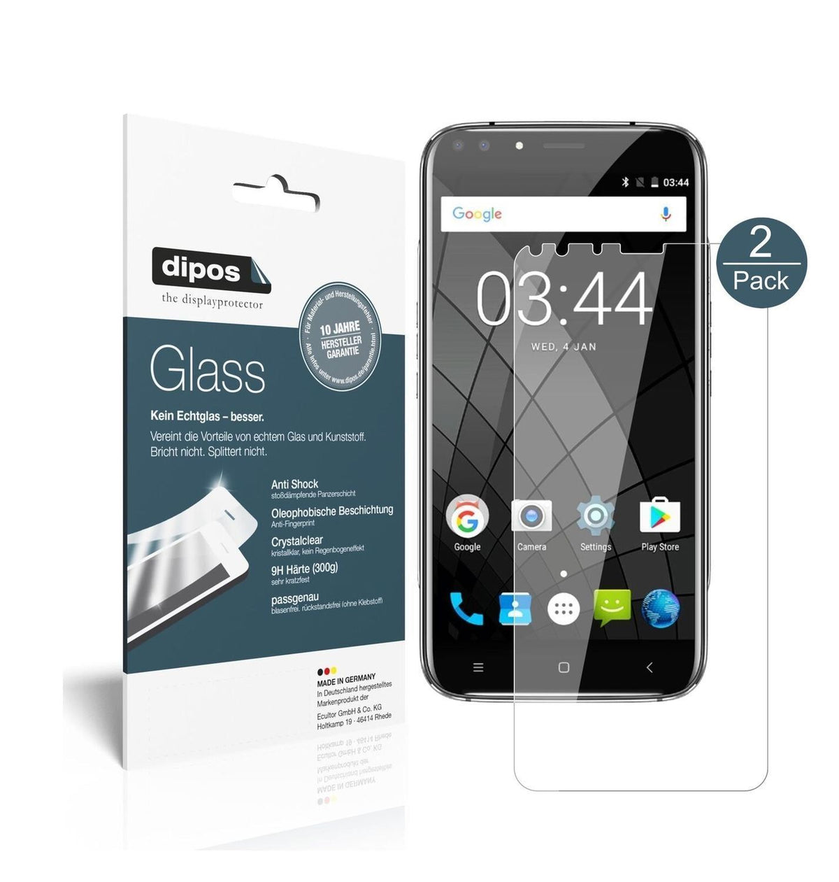 1x 9H Schutzfolie für Oukitel U22 (5,5 Zoll) Panze (2)