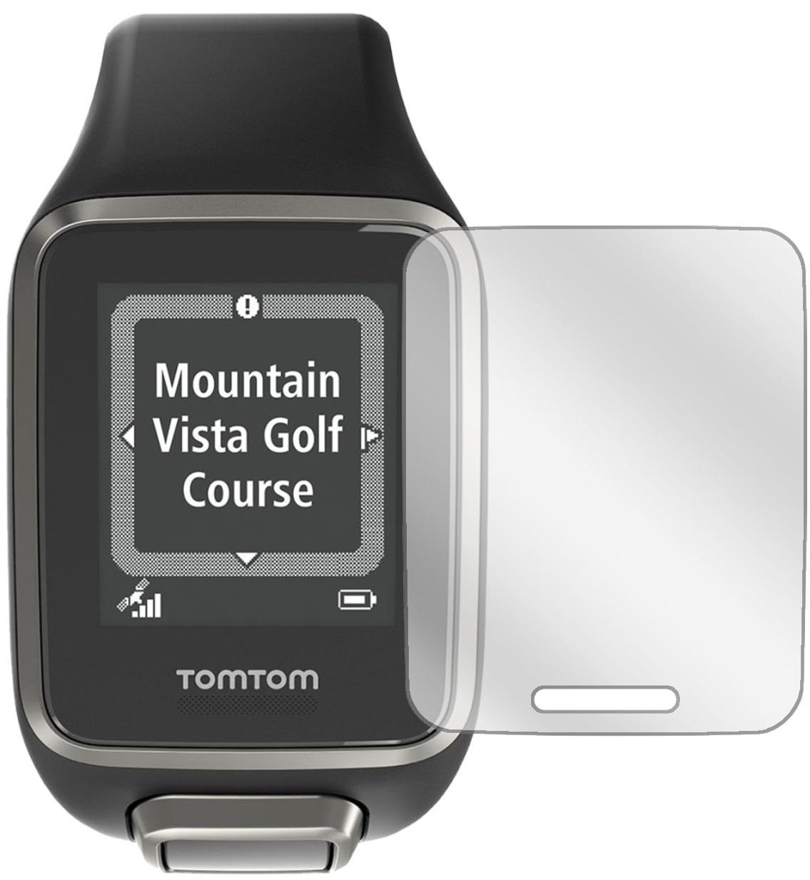 6x Schutzfolie klar für TomTom Golfer 2 Display-Sc (2)