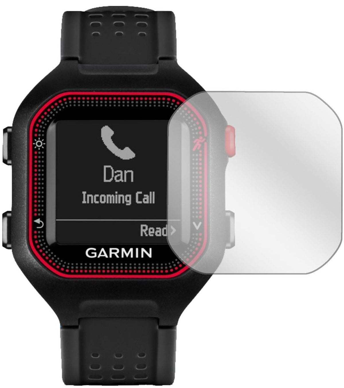 6x Schutzfolie klar für Garmin Forerunner 25 Displ (2)