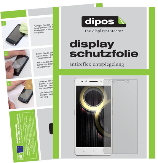 2x Schutzfolie matt für Lenovo K8 Note Display-Sch (1)