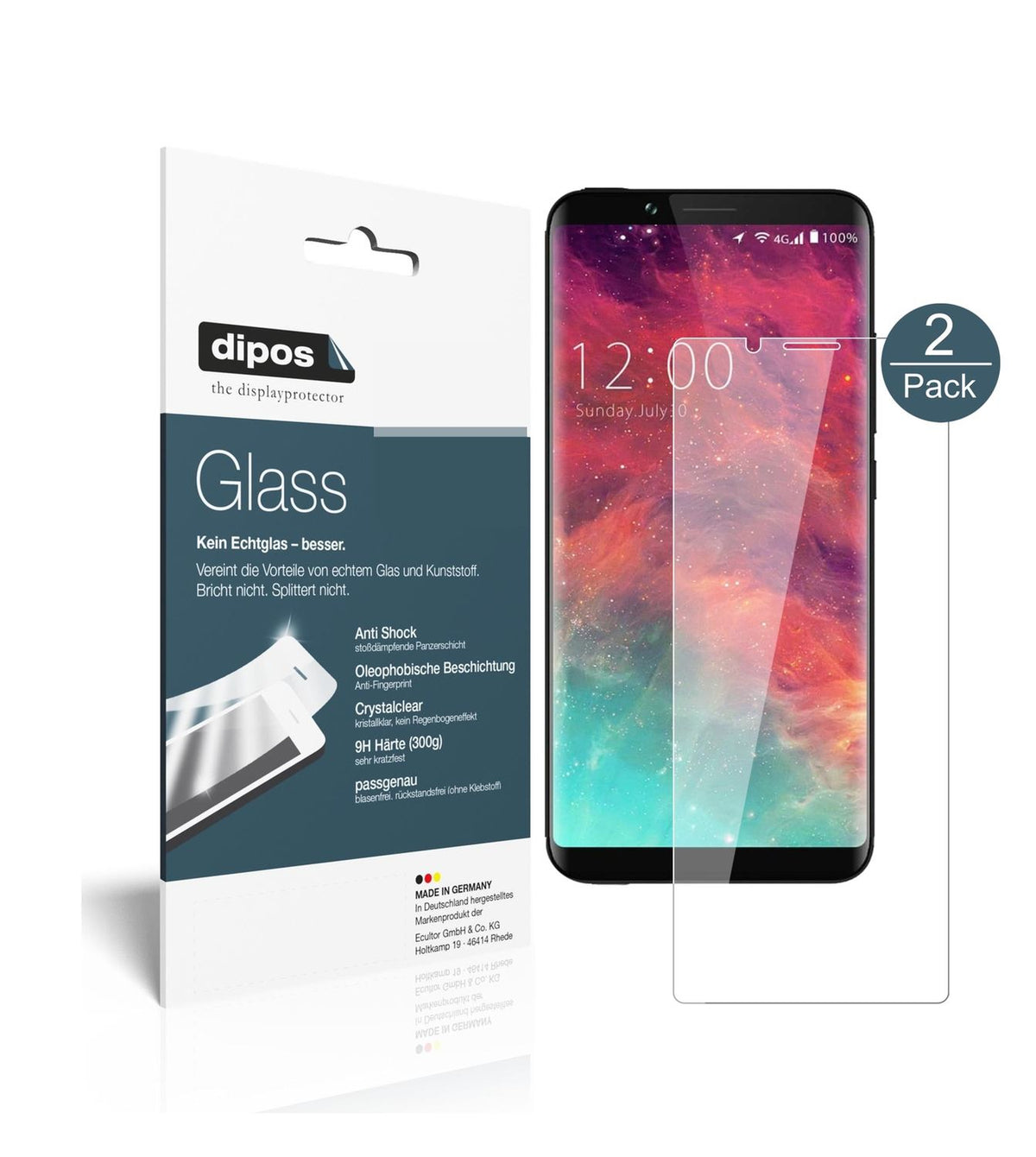 2x 9H Schutzfolie für Umidigi S2 Pro Panzerfolie (1)