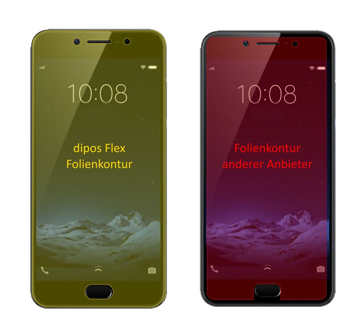 3x 3D Full Cover Schutzfolie für Vivo Y69 (2)