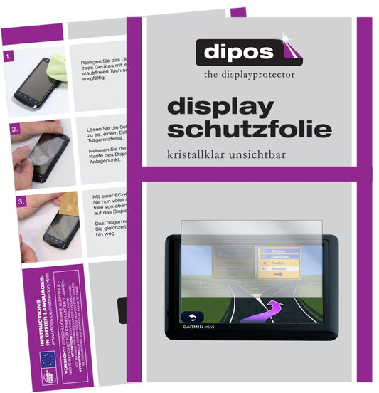 3x Schutzfolie klar für Garmin nüvi 1490Tpro Displ (1)