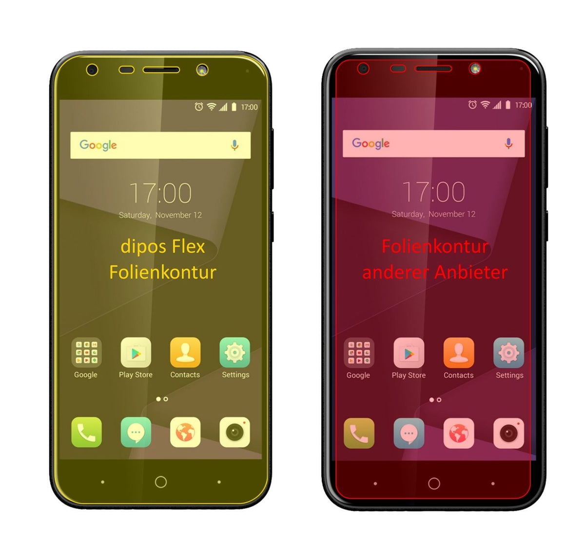 3x 3D Full Cover Schutzfolie für ZTE Blade A6 (2)