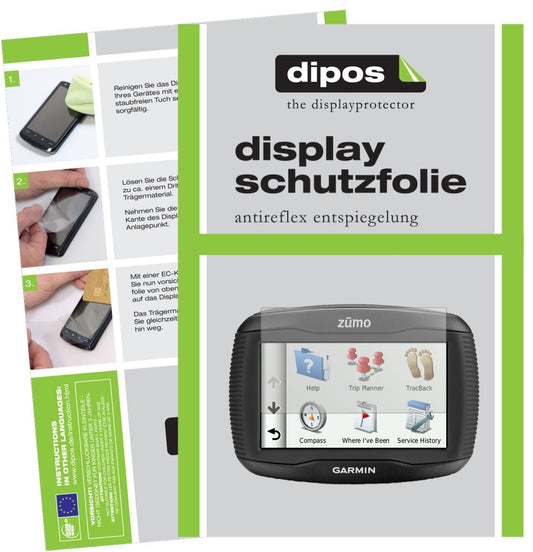 3x Schutzfolie matt für Garmin zumo 340 LM Display (1)