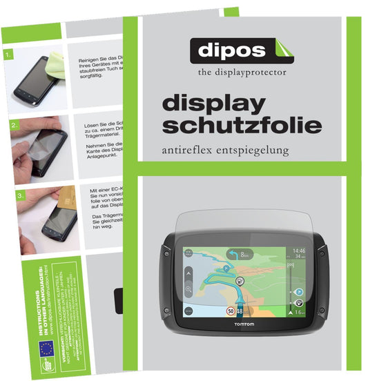 3x Schutzfolie matt für TomTom Rider 450 Display-S (1)