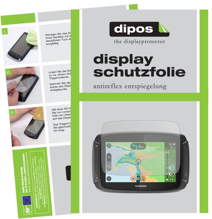3x Schutzfolie matt für TomTom Rider 420 Display-S (1)
