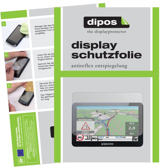 3x Schutzfolie matt für Snooper Truckmate C8500 Di (1)