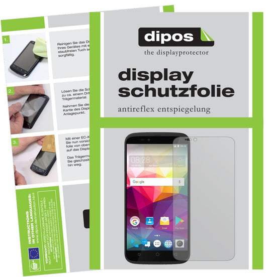 2x Schutzfolie matt für Coolpad Splatter Display-S (1)