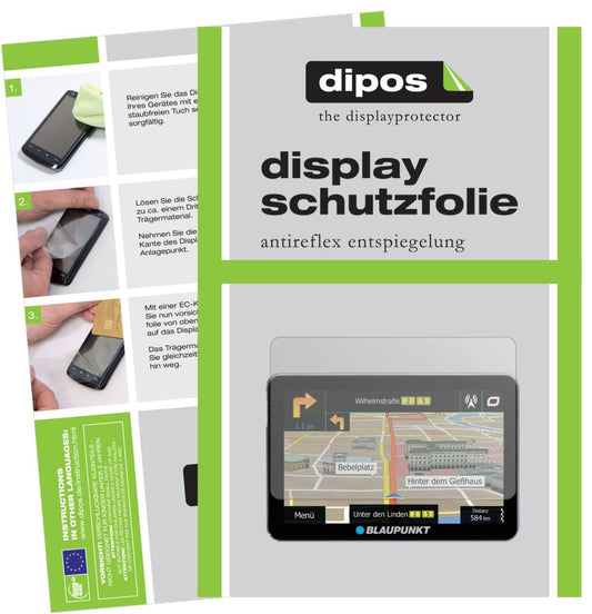 3x Schutzfolie matt für Blaupunkt TravelPilot 74 T (1)