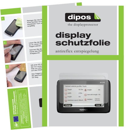 3x Schutzfolie matt für TomTom Pro 5150 Truck Live (1)