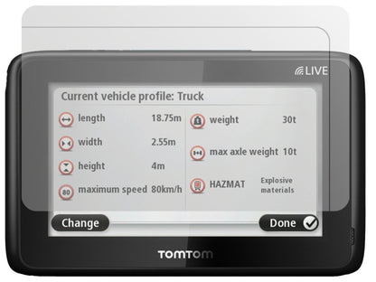 3x Schutzfolie matt für TomTom Pro 5150 Truck Live (2)