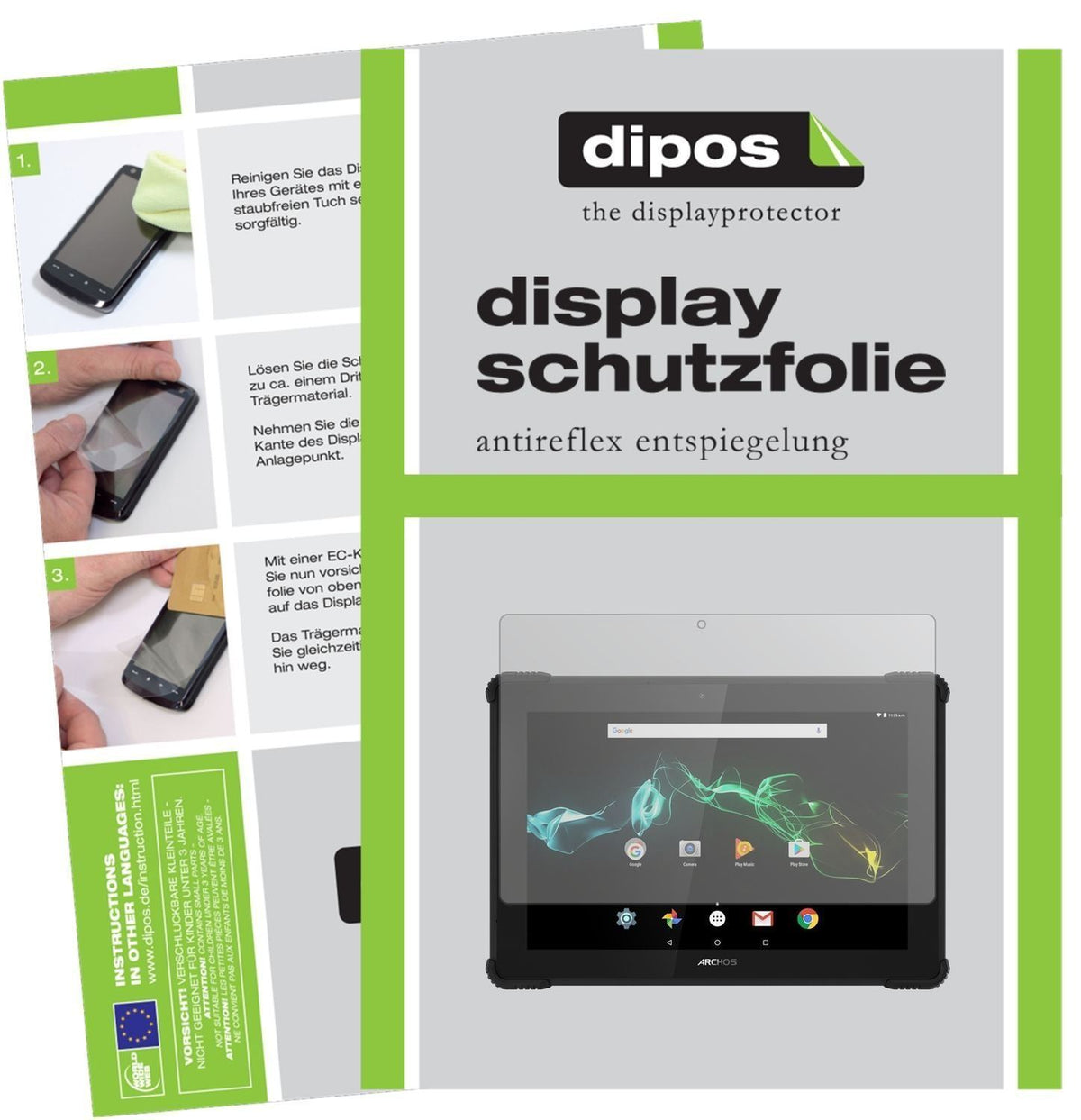 2x Schutzfolie matt für Archos Sense 101x Display- (1)