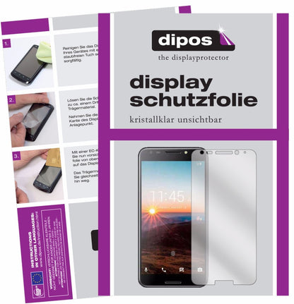 2x Schutzfolie klar für Alcatel   A7 Display-Schut (1)