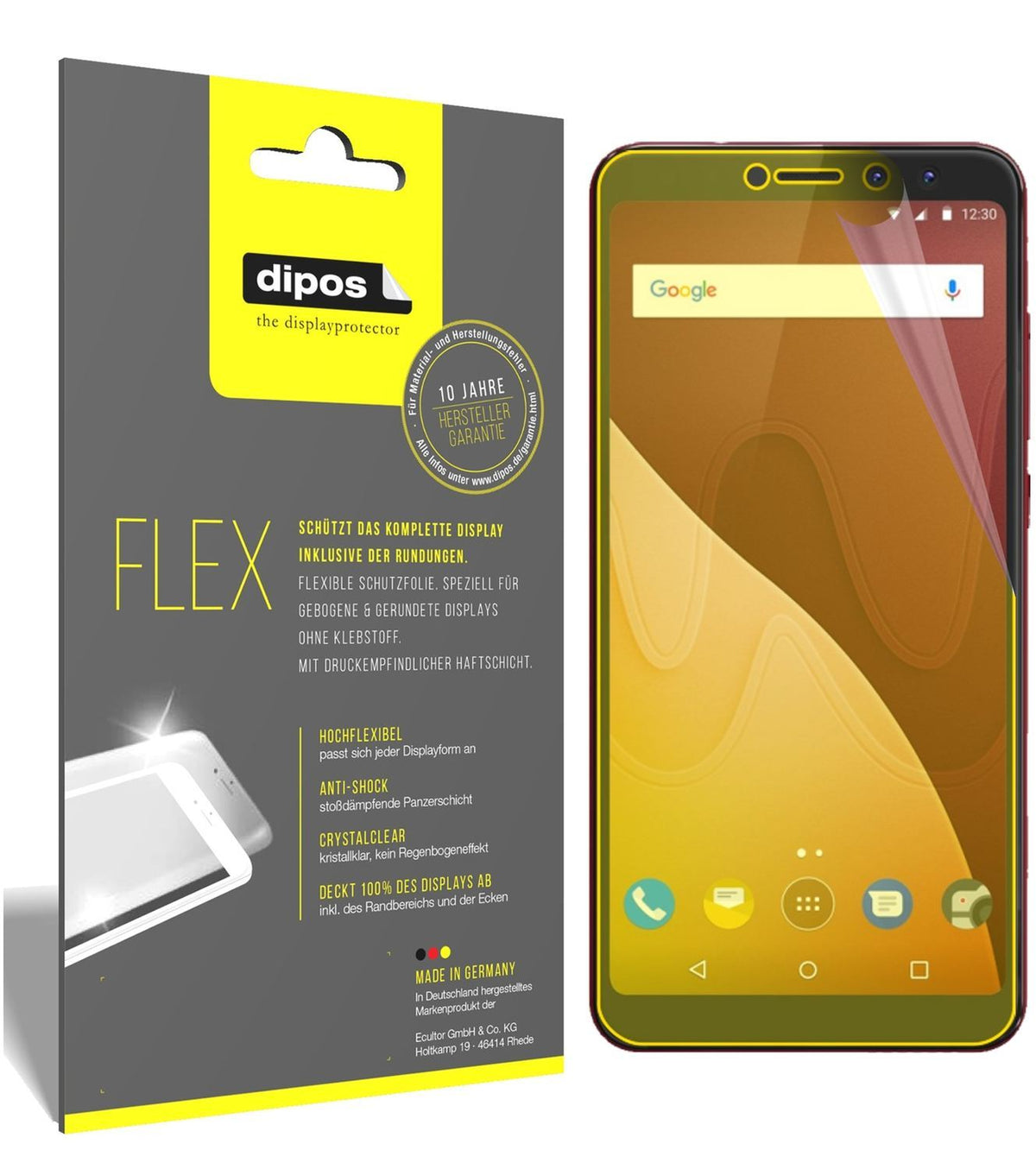 3x 3D Full Cover Schutzfolie für Wiko View Prime (1)