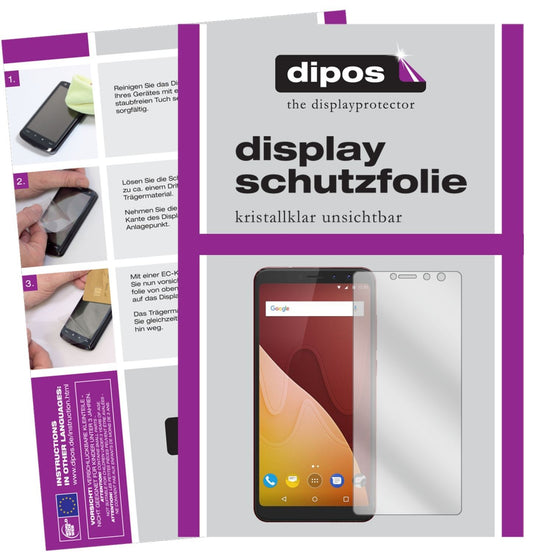 2x Schutzfolie klar für Wiko View Prime Display-Sc (1)