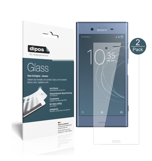 2x 9H Schutzfolie für Sony Xperia XZ1 Panzerfolie (1)