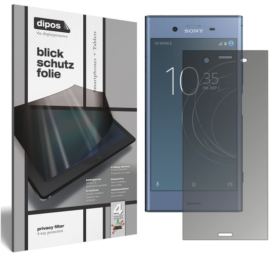 Blickschutzfolie für Sony Xperia XZ1 matt Schutzfo (1)