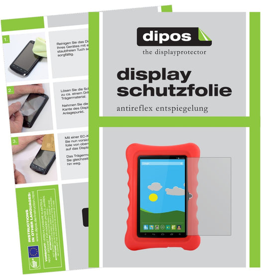 2x Schutzfolie matt für GBtiger L701 Kinder Tablet (1)